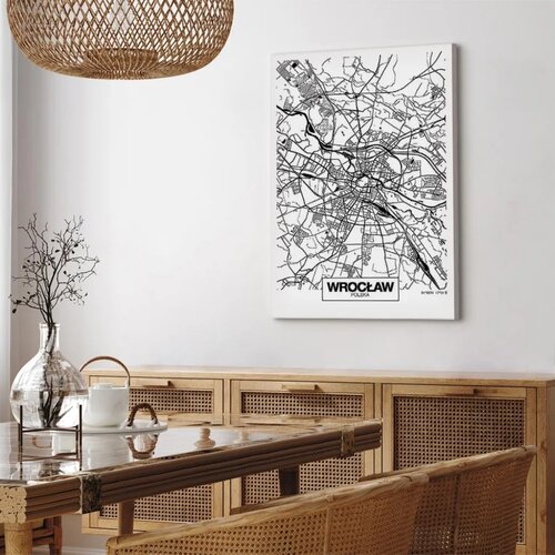 Slika - City Plan: Wroclaw (1 Part) Vertical 20x30 Akustična Cene
