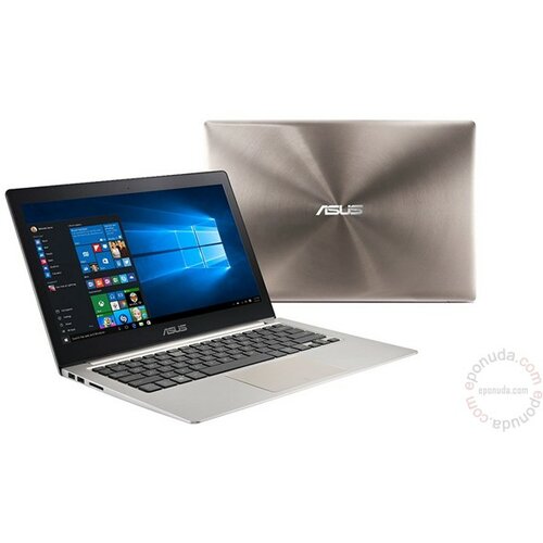Asus ZenBook UX303UB-R4089T FHD Intel Core i5-6200U 2.3GHz (2.8GHz) 6GB 256GB SSD GeForce 940M 2GB Windows 10 64bit laptop Slike