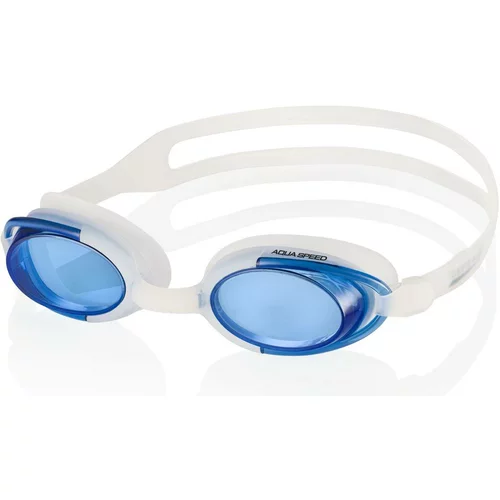 AQUA SPEED Unisex's Swimming Goggles Malibu Navy Blue Pattern 61