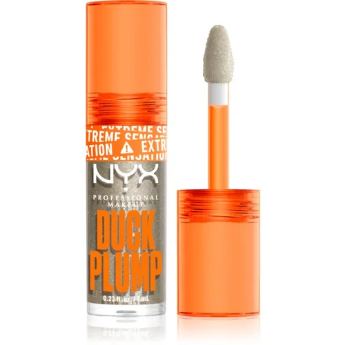 NYX Professional Makeup Duck Plump sijaj za ustnice z učinkom povečanja odtenek Quazy Silver 7 ml