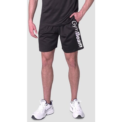 GymBeam Kratke hlače Mesh Essence Black Slike