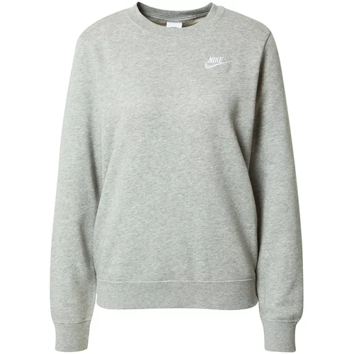 Nike Sportswear Športna majica pegasto siva / bela