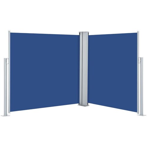 Maison Chic Zložljiva stranska tenda - Senčniki modra 120x600 cm, (22039423) Cene