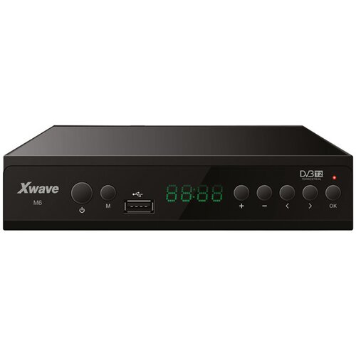 X Wave Set-top box M6 DVB-T2 031772, Crni Slike