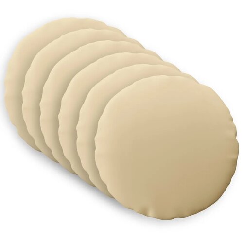  Presvlaka za jastuk 6 pcs HEERLEN Bež &Oslash; 30 cm Poliester - Bež &Oslash; 30 cm 6 Cijene