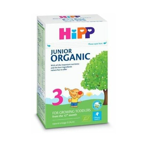 Hipp mleko organic 3 500g 12M+ Slike