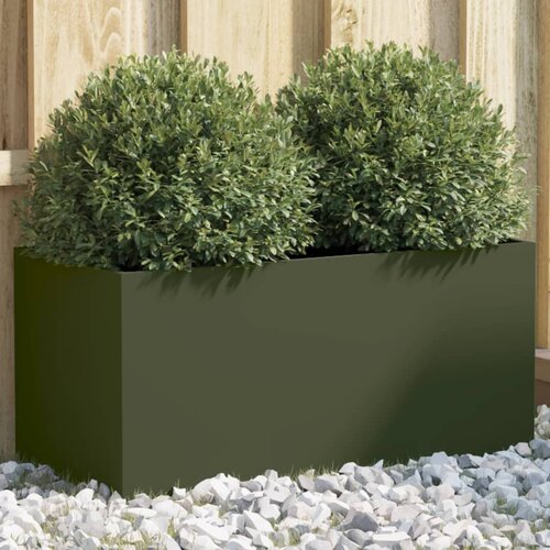 vidaXL Sadilica maslinastozelena 62 x 30 x 29 cm hladno valjani čelik Cijene