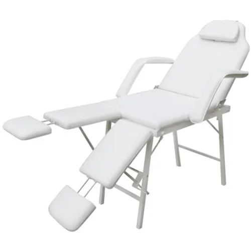  Bela stol zdravljenja z nastavljivo nogo počiva