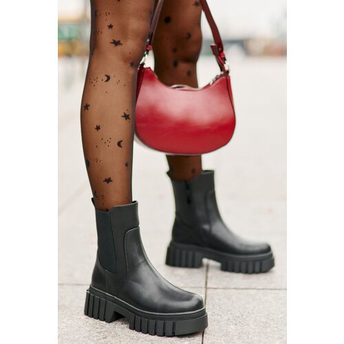 Kesi Chelsea ankle boots insulated with zip S.Barski Black Slike