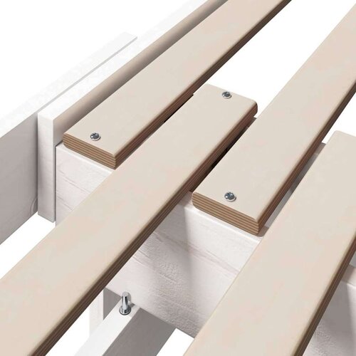 VidaXL produživi krevet za djecu other bijelo 80 x 130 / 165 / 200 cm Slike