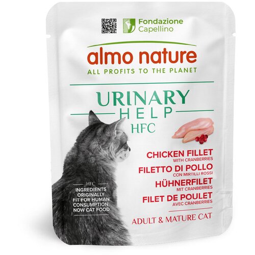  Ekonomično pakiranje Almo Nature HFC Urinary Help 24 x 50 g - Pileći file s brusnicama Cijene