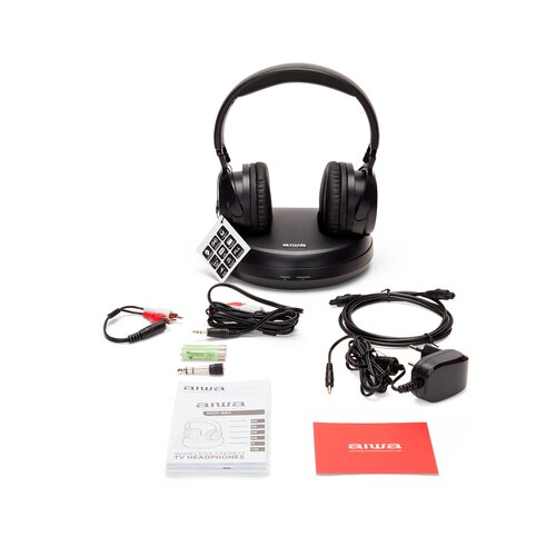Aiwa brezžične slu&amp;scaron;alke WHF-930D, črne Slike