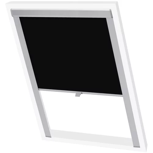 vidaXL Senčilo za zatemnitev okna črne barve U08/808