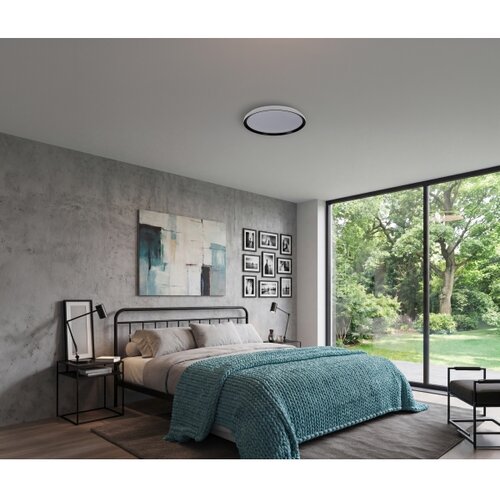 Kanlux 46283-LED prigu&amp;scaron;iva svetiljka LIXAN 65W/230V 3000-6500K &amp;Oslash;48,6 cm bela/crna + daljinski upravljač Slike