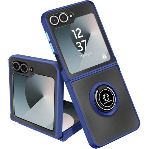 AVIZAR Ovitek za Galaxy Z Fold 6 odporen na udarce z magnetnim obročem za oporo, Modra, (5000189701) Cene