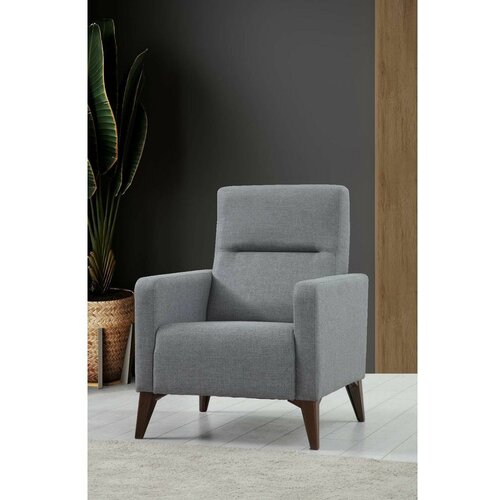 Atelier Del Sofa Kristal - Dark Grey Dark Grey Wing Chair Slike