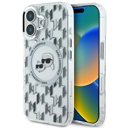 Karl Lagerfeld ETUI IML MONOGRAM KARL & CHOUPETTE HEAD MAGSAFE NA IPHONE 16 - PRZEZROCZYSTE, (21898585) Cene