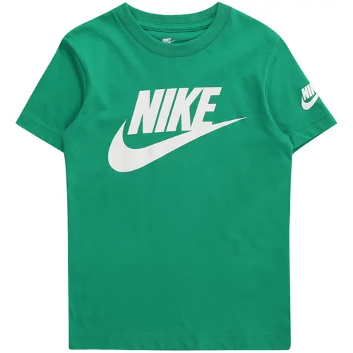 Nike Sportswear Majica 'FUTURA EVERGREEN' zelena / bela