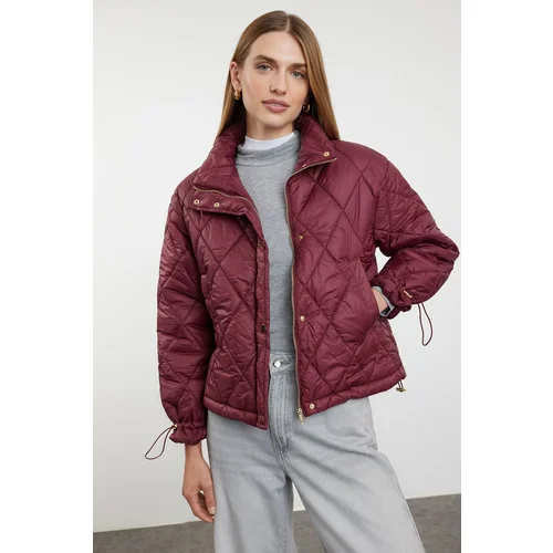 Trendyol Claret Red Regular Water Repellent Quilted Puffer Jacket