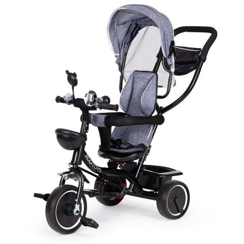  Ecotoys Tricikl sa okretnim sjedalom, siva Cijene
