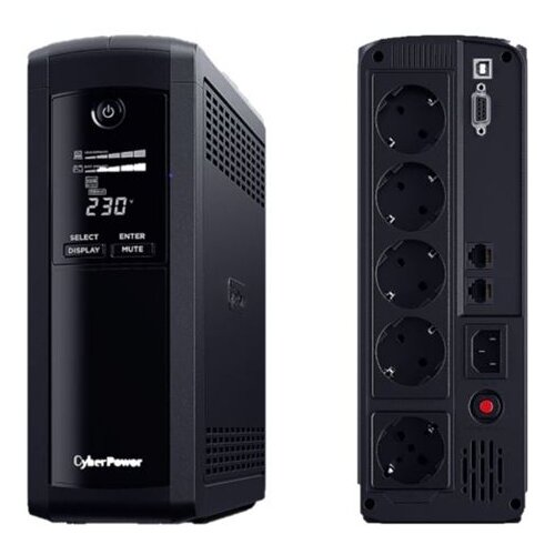 Cyberpower 1600VA/960W VP1600ELCD, line-int., šuko, desktop Cijene