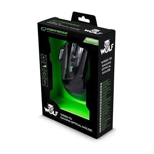  Mi&scaron; ESPERANZA GAMING WOLF 7D MX201, green,... Cijene