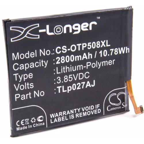 VHBW Baterija za Alcatel A5 / A50 / OT-5085D, 2800 mAh