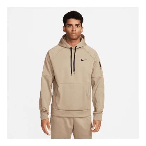 Nike Hoodie Therma-FIT Fleece Khaki/Black - S, (21582213)