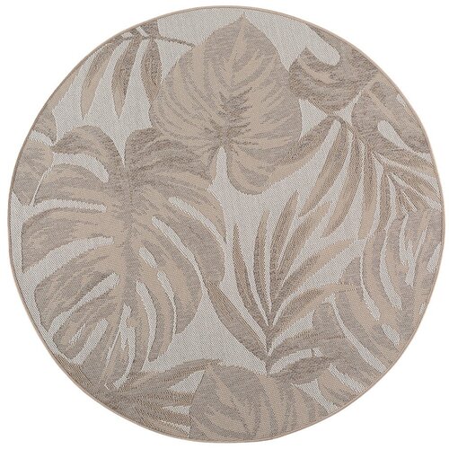 Ayyildiz Carpets Bež okrogla notranja in zunanja preproga &oslash; 120 cm Desert 1302 &ndash; Cene