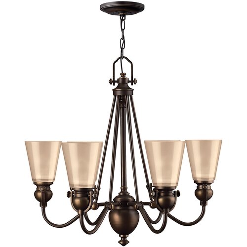 Elstead Lighting Hinkley HK-MAYFLOWER6 - Luster na lancu MAYFLOWER 6xE27/60W/230V Slike