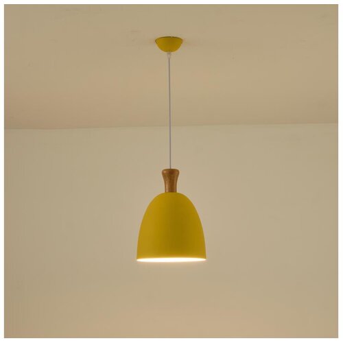  Visilica na sajli SIMPLO 1xE27/15W/230V, žuta, prečnik 23 cm Cene
