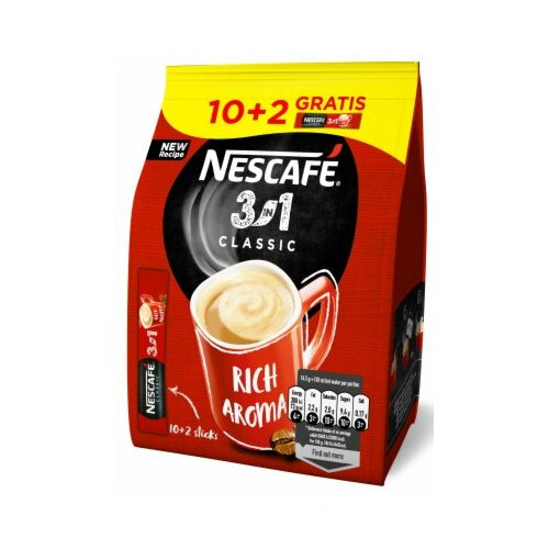 Nescafe classic 3in1 instant kafa 198g Slike