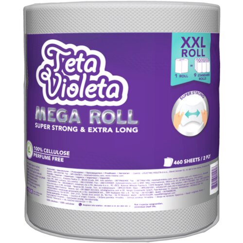 Violeta ubrus mega roll 2sloja 1kom Slike