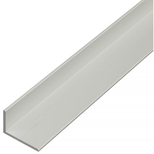 Gah alberts rubni profil (d x &amp;scaron; x v: 2.000 x 25 x 15 mm, debljina: 1,5 mm, aluminij, eloksirano, srebrne boje) Slike