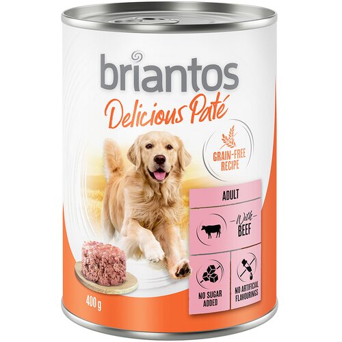 briantos Ekonomično pakiranje Delicious Paté 24 x 400 g - Govedina Cijene