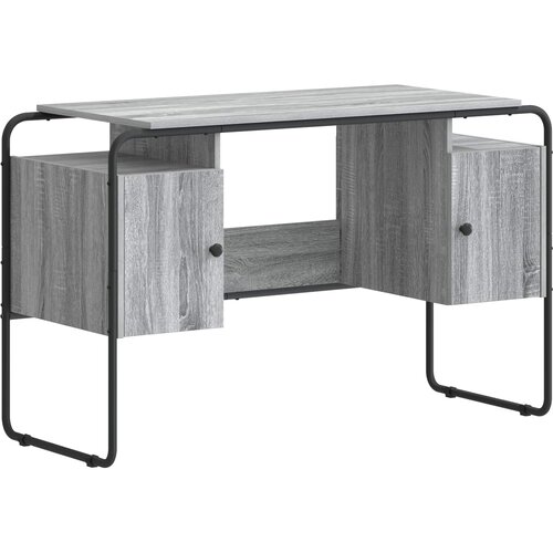  Stol s pohranom Siva Sonoma 120 x 50,5 x 75,5 cm Slike