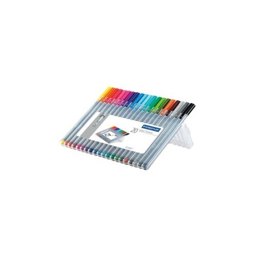 Staedtler Flomastri fineliner triplus, 20/1 v pvc etuiju 334 SB20 Slike