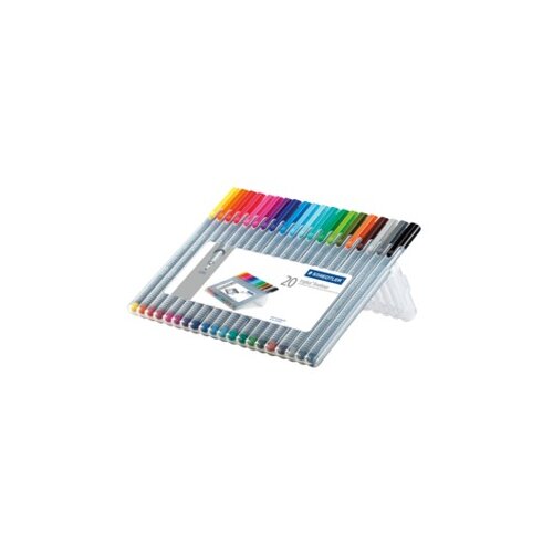 Staedtler Triplus tanki flomasteri, Box , 20 boja Cene