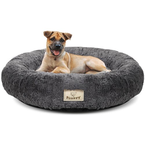 AIO FACTORY Shaggy postelja 80 cm temno siva snemljiva proti zdrsu, (21216784) Cene