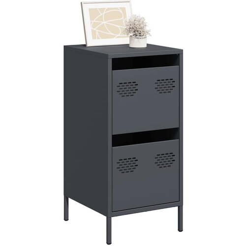 vidaXL Komoda antracit 35x39x73,5 cm hladno valjano jeklo Cene