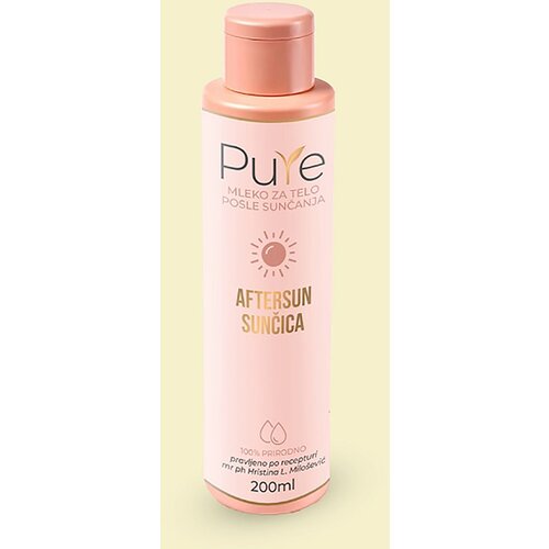 Pure mleko za telo posle sunčanja - aftersun sunčica, pure 200ml Cene