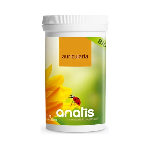 anatis Naturprodukte Auricularia gljiva BIO - 180 kaps.