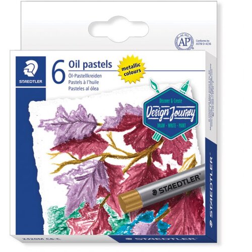  BOJE ULJNE 6BOJA KARTON DESIGN JOURNEY STAEDTLER 2420M C6-C METALIK BLISTER * DO ISTEKA ZALIHA Cene