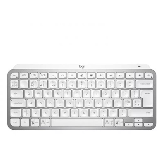 Logitech MX keys mini bluetooth Illuminated keyboard (920-010499) svetlosiva Slike