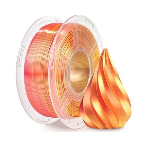 SUNLU Silk PLA+ Dual Color Red Gold Slike