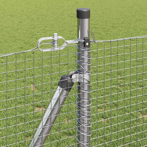  Zavareno žičano ogradno mreža s betonskom podlogom 100 x 0,8 m Slike