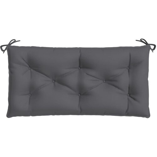  Jastuk za vrtnu klupu antracit 110 x 50 x 7 cm tkanina Oxford Slike