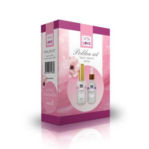 VITALIA FARM beauty set za negu lica ( serum za lice + tonik-ruža) Cene