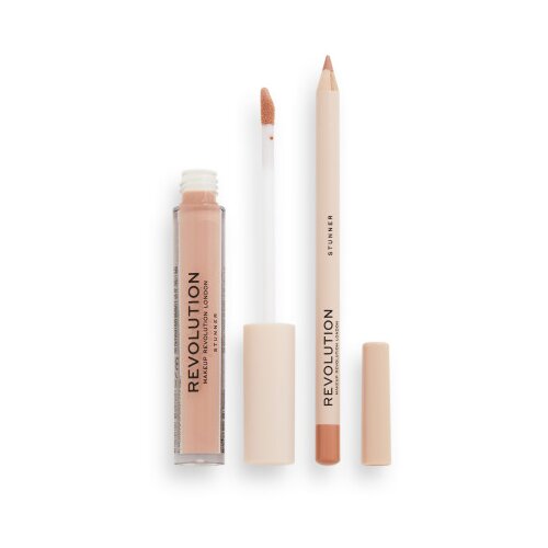 Revolution set za ustnice - Lip Contour Kit - Stunner Cene