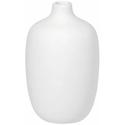 Blomus Bela keramična vaza Blomus, višina 13 cm